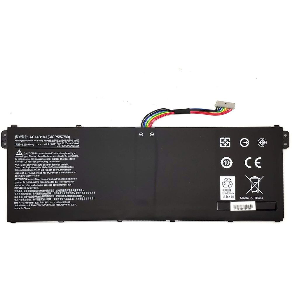 bateria-ac14b18j-acer-es1-111-02 Batería AC14B18J Acer - compatible con ES1-111