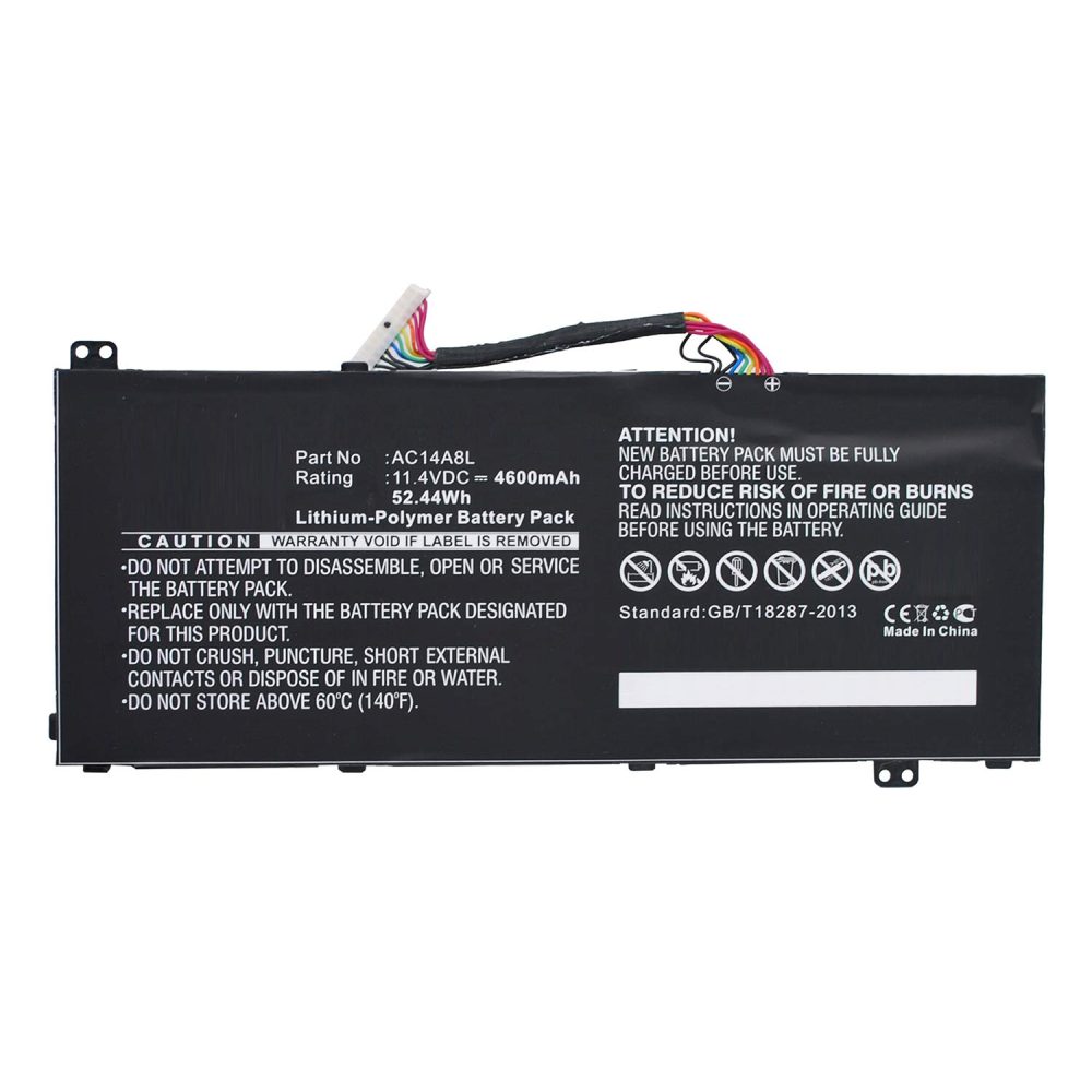 Batería para Acer Aspire Nitro VN7-572T de alta capacidad - modelo batería AC14A8L