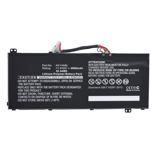 Batería para Acer Aspire Nitro VN7-572T de alta capacidad - modelo batería AC14A8L