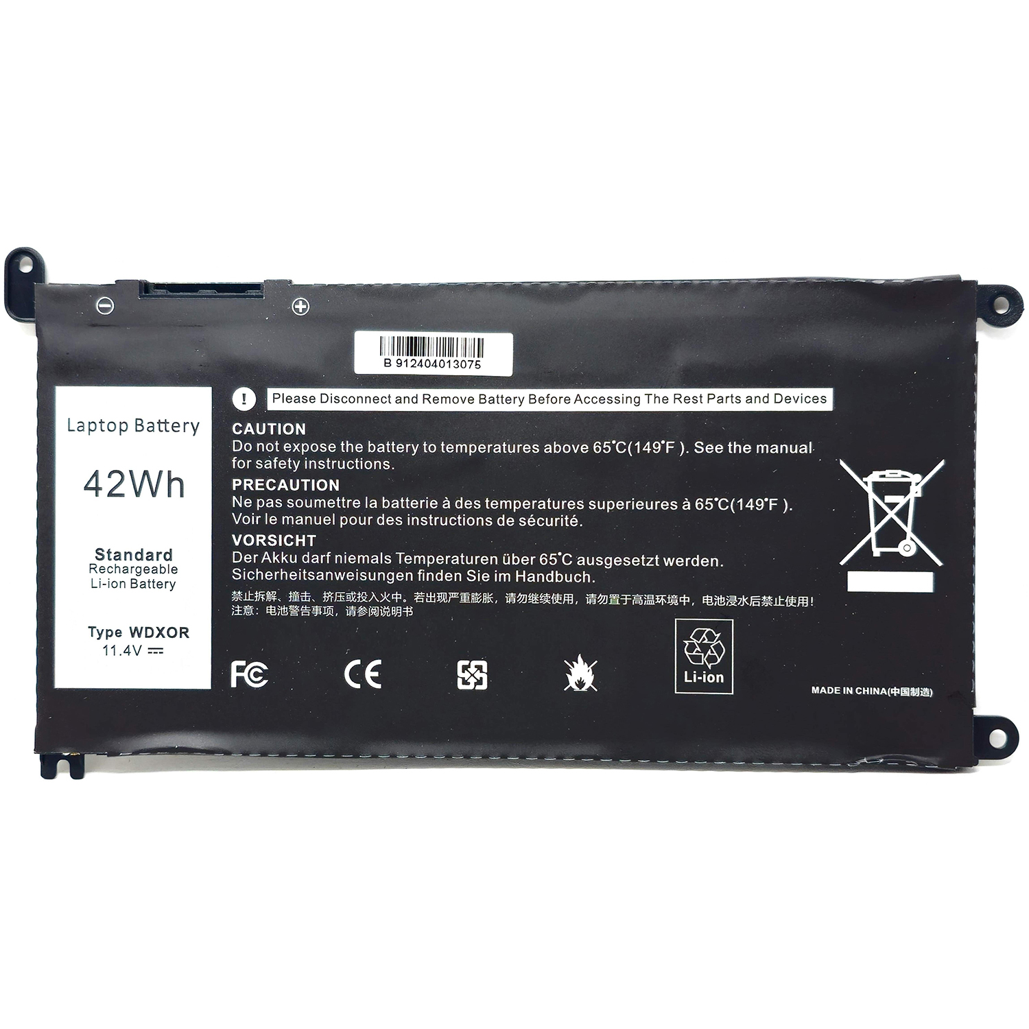 Bateria Dell WDX0R