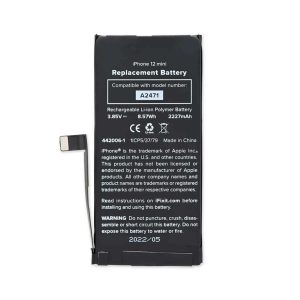 Batería iPhone 12 Mini de alta capacidad – repuesto compatible